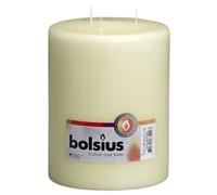 Bolsius Bougie Multi-Wick, Cire de Paraffine, Ivoire, 15 x 20 cm