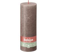BOLSIUS Bougie pilier rustique taupe brillant 19 cm x 7 cm