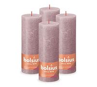 Bolsius 4x Bougies Pilier Rustiques 190x68 mm Rose Cendre Cierges sans Fumée Rose https://www.fnac.com/mp45862497/Bolsius-Bougies-pilier-rustiques-Shine-4-pcs-190x68-mm-Rose-cendre/w-4?oref=f35ba45e-74bf-1530-8253-bfe87607f8db
