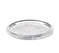 Bolsius bougie rond Transparent Assiettes en verre 110 mm (Boîte de 12) Idéal pour bougies pilier