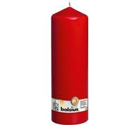 BOLSIUS Bougie ronde 30x10cm rouge
