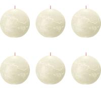 Bolsius - Bougie ronde - Ø70mm - Ivoire - Pack avantage - 6 pièces