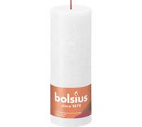 Bolsius Bougie Rustiko Shine 19x7cm, blanc nuageux