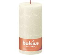 Bolsius Bougie Rustiko Shine 20x10cm, perle douce