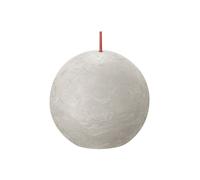 Bolsius - Bougie rustique 'Boule' (Ø7.6cm) - Gris sable
