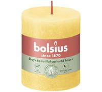 Bolsius Bougie rustique Jaune 80/68