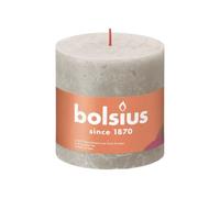 Bolsius - Bougie rustique 'Shine' (Ø10cm) - Gris sable