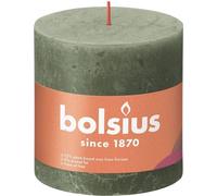 Bolsius - Bougie rustique 'Shine' (Ø10cm) - Olive fraîche