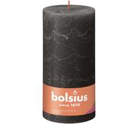 Bolsius Bougie Rustique Tempête Grise - 20 cm / ø 10 cm