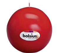 BOLSIUS Bougie sphérique Ø 7cm rouge 10 pcs.