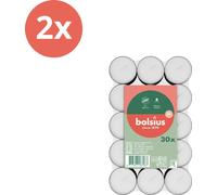Bolsius - Bougies à réchaud - 30 pièces par paquet - Brickpack - Pack avantage - 60 pièces - 2 Emballage