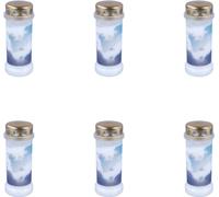 Bolsius - Bougies commémoratives - Avec couvercle - Sky - 70 heures de combustion - Pack d'avantages - 6 pièces