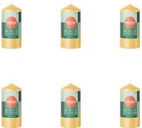 Bolsius - Bougies - Essentials - 120/58 - 1 par paquet - Beige Avoine - Pack avantage - 6 pièces