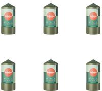 Bolsius - Bougies - Essentials - 120/58 - 1 par paquet - Olive fraîche - Pack avantage - 6 pièces