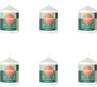 Bolsius - Bougies - Essentials - 80/58 - 1 par paquet - Cloudy White - Pack avantage - 6 pièces