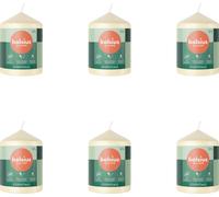 Bolsius - Bougies - Essentials - 80/58 - 1 par paquet - Soft Pearl - Pack avantage - 6 pièces