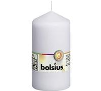 Bolsius Bougies pilier 8 pcs 130x68 mm Blanc Blanc G