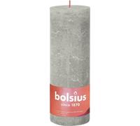 Bolsius Bougies rustiques Shine 4 pcs. 190x68 mm Gris sable
