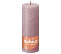Bolsius Bougies rustiques Shine 4 pcs. 190x68 mm rose cendré