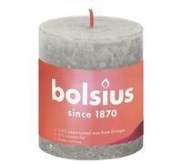 Bolsius Bougies rustiques Shine 4 pcs. 80x68 mm Gris sable