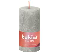 Bolsius Bougies rustiques Shine 8 pcs. 100x50 mm Gris sable