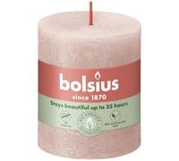 Bolsius kaars rustiek Misty Pink 80/68 mm