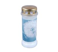 Bolsius Lampe tombale nr6 pissenlit blanc