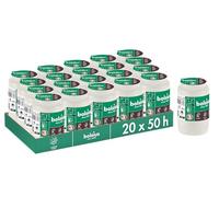 Bolsius - Lot de 20 bougies funéraires - Blanc - Longueur de combustion: 2 jours - Bougie funéraire et mémorial - Commémoration
