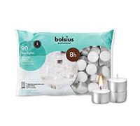 Bolsius Lot de 90 bougies chauffe-plat professionnelles longue durée 8 heures