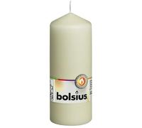 BOLSIUS Lot de Bougies Pilier Bougies Pilier Pillar Candle, Single in Cello, 150/60 mm Ivoire