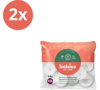 Bolsius - Maxi - Bougies à réchaud -14 pièces par paquet - Sachets - Pack avantage - 28 pièces - 2 Emballage