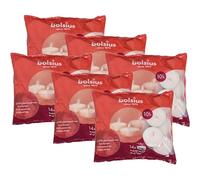 Bolsius - Maxi Bougies chauffe-plat - Blanc - 84 pièces - Longue durée de combustion de 10 heures - Bougie domestique - Décoration intérieure - Contient de la cire végétale naturelle