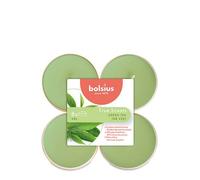 Bolsius Maxi-Lights Green Tea 8 pièces