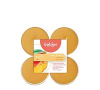 Bolsius Maxi-Lumières Mangue 8 pièces