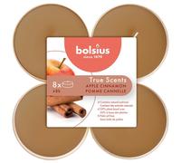 Bolsius Maxi-Lumières Pomme Cannelle 8 pièces