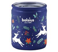 Bolsius - Noël - Bougie Parfumée - 6 pièces - Durée de Combustion de 23 Heures - 82 x 68 mm - Extraits Naturels - Contient de la Cire Végétalienne - Sans Huile de Palme