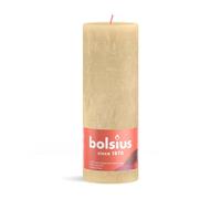 Bolsius Rustic Blunt Candle 19X6.8 Cm Oat Beige