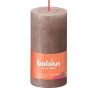 Bolsius Rustic Bougie à bout rond Rustic Taupe 100/50mm