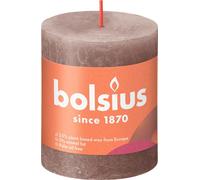 Bolsius Rustic bougie à bout rond Rustic Taupe 80/68mm