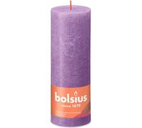 Bolsius Rustik Bougie de tête Violette fleurie 190/68mm