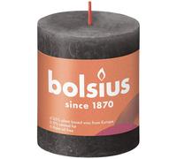 Bolsius Rustik Bougie grise tempête 80/68mm