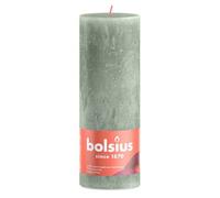 Bolsius Rustik Bougie rond Jade vert 190/68mm