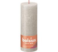 Bolsius Rustik Bougie ronde gris sable 190/68mm