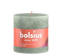 Bolsius Rustik Bougie ronde Jade vert 100/100mm