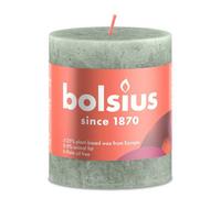 Bolsius Rustik Bougie ronde Jade vert 80/68mm