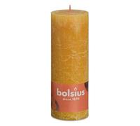 Bolsius Rustik Bougie ronde nid d'abeille jaune 190/68mm