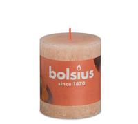 Bolsius Rustik Bougie ronde rose brumeux 80/68mm