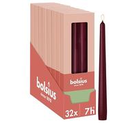 Bolsius - Special Essentials - Bougies Antiques - 24,5cm - Red Metallic- En Boîte - 4 Pièces