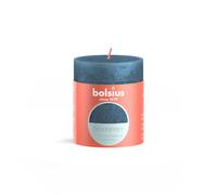 Bolsius Stub Bougie chatoyante bleue - Ø68 mm - Hauteur 8 cm - Bleue - 35 heures de combustion