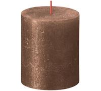 Bolsius Stub Bougie Lueur Cuivre - Ø68 mm - Hauteur 8 cm - Cuivre - 35 heures de combustion